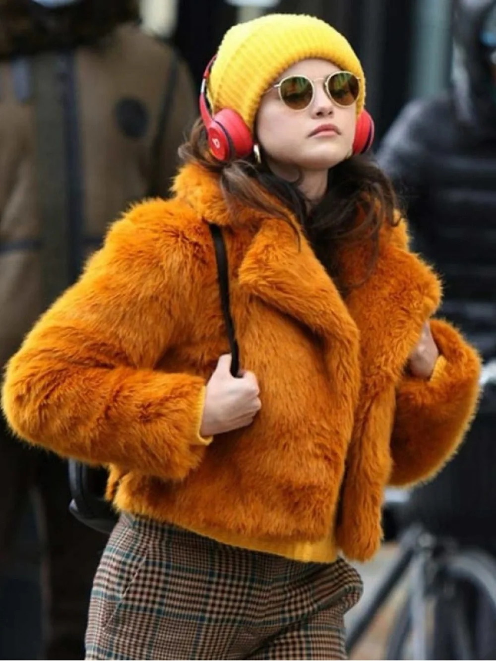 Selena Gomez Style Yellow Beanie